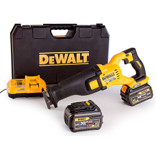 Аккумуляторная сабельная пила XR Flexvolt DeWalt DCS388T2, 2x2.0Ah, з/у, кейс