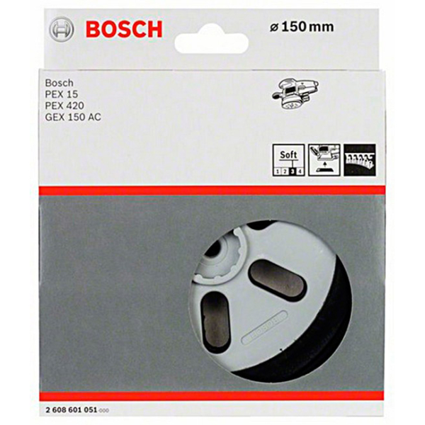 Опорная тарелка Bosch, мягкая, 150 мм, для GEX 150 AC, PEX 15 AE