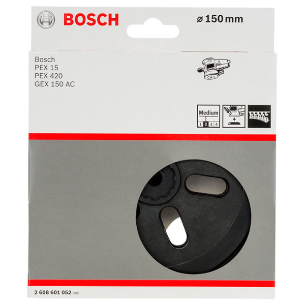 Опорная тарелка Bosch, средняя, 150 мм, для GEX 150 AC, PEX 15 AE