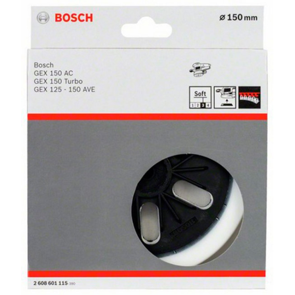 Опорная тарелка Bosch, мягкая, 150 мм, для GEX 125-150 AVE, GEX 150 AC, GEX 150 Turbo