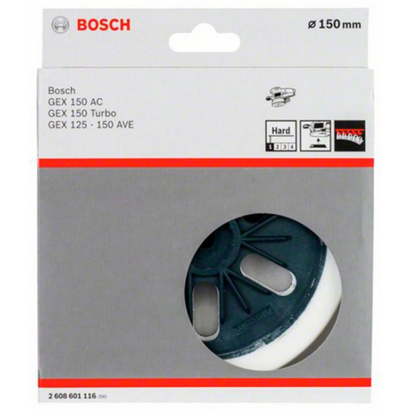 Опорна тарілка Bosch, жорстка, 150 мм, для GEX 125-150 AVE, GEX 150 AC, GEX 150 Turbo