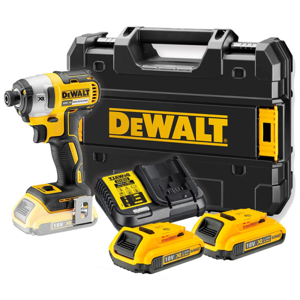 Аккумуляторний винтоверт DeWalt DCF887D2, 2x2.0 Ah, з/у, кейс