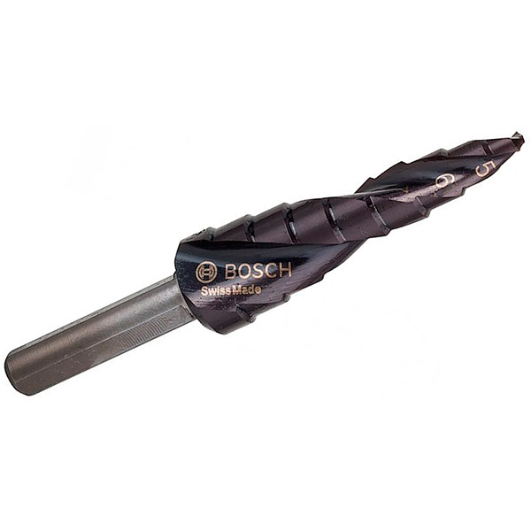 Східчасте свердло Bosch HSS-AlTiN, 9 ступ., 4-12 мм, 6 мм