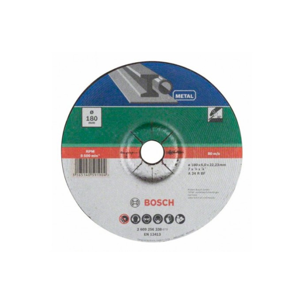 Круг зачисний Bosch A 24 R BF 180×22,23×6 мм