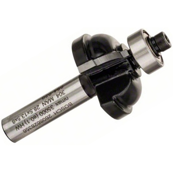 Фреза профильная F Bosch 8 мм, 28,5×13,2×54 мм, R6,3