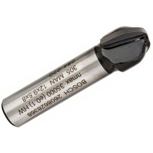 Фреза галтельная Bosch 8 мм, 12×9,2×40 мм, R6