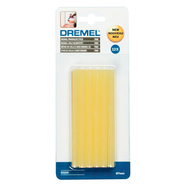 Клейові стрижні Dremel для дерева 7 мм 165° (GG03)