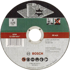 Круг отрезной Bosch WA 60 T BF, 125×22,23×1,6 мм