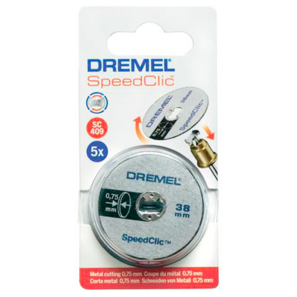 Круги відрізні Dremel EZ Speedclic тонкі 0,75 мм (SC409)