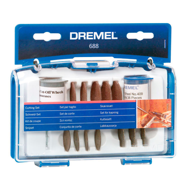 Набір насадок Dremel для різання 69 шт, (688)
