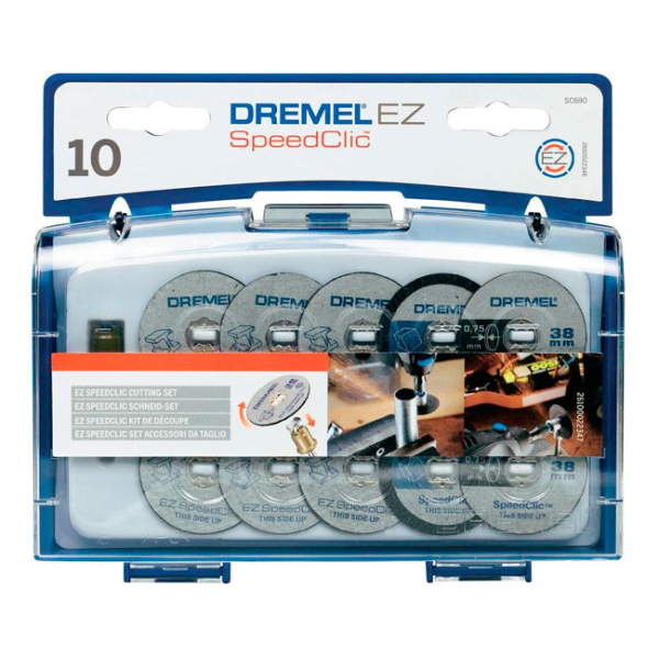 Набір насадок Dremel для різання EZ SpeedClic, 11 шт (SC 690)