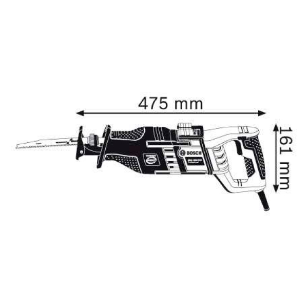 Ножівка електрична Bosch GSA 1300 PCE, кейс