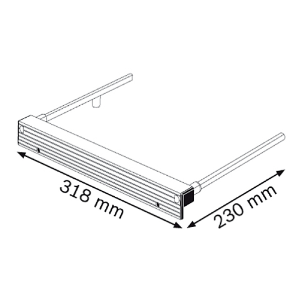 Паралельний упор Bosch для GKT 55 GCE Professional
