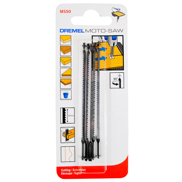 Пилка Dremel Moto-Saw (MS50) для бокового реза, 100×0,4 мм