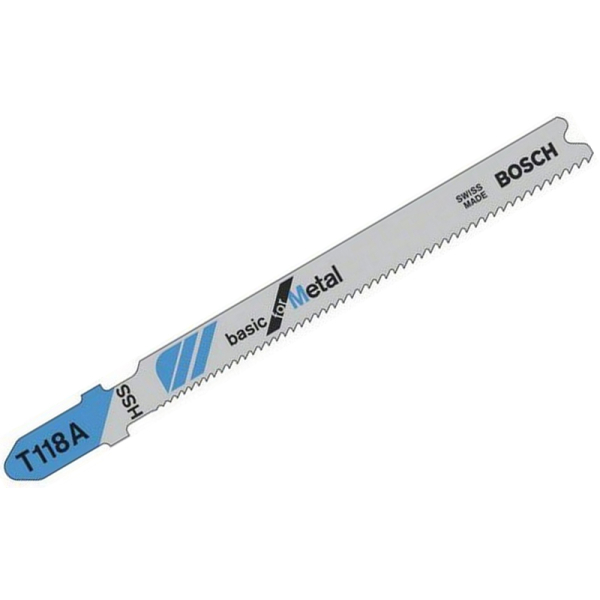 Пильное полотно HSS Bosch, T 118 A, 1,1-1,5×91 мм, 2 шт