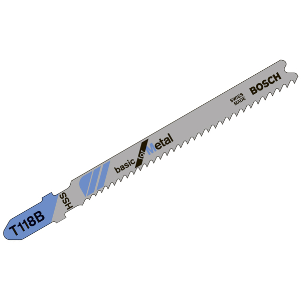 Пильное полотно HSS Bosch, T 118 B, 1,9-2,3×91 мм, 2 шт
