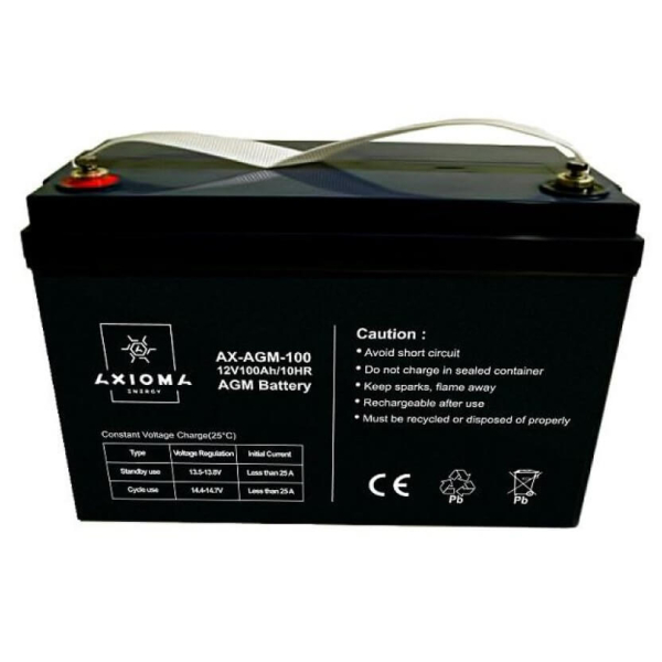 Аккумуляторная батарея Axioma Energy AX-AGM-100, 12В 100 Ah