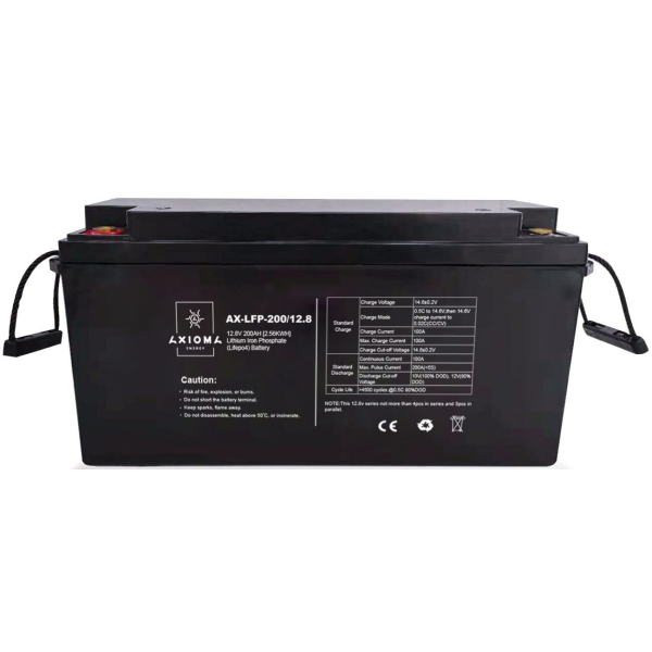 Акумуляторна батарея Axioma Energy AX-LFP-200/12.8, 12.8В 200 Ah