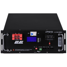 Аккумуляторная батарея 2E LFP48, 48 V, 150 Ah, 19" LCD 16S