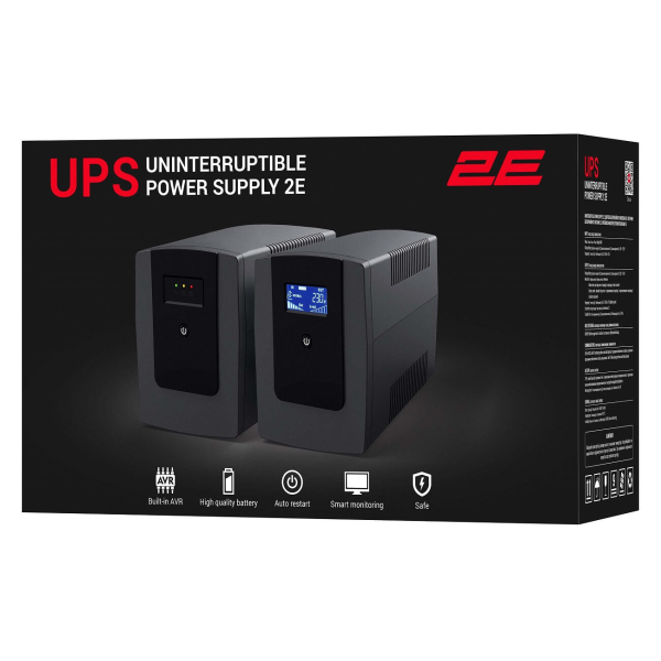 Источник бесперебойного питания 2E DD650, 650VA/360W