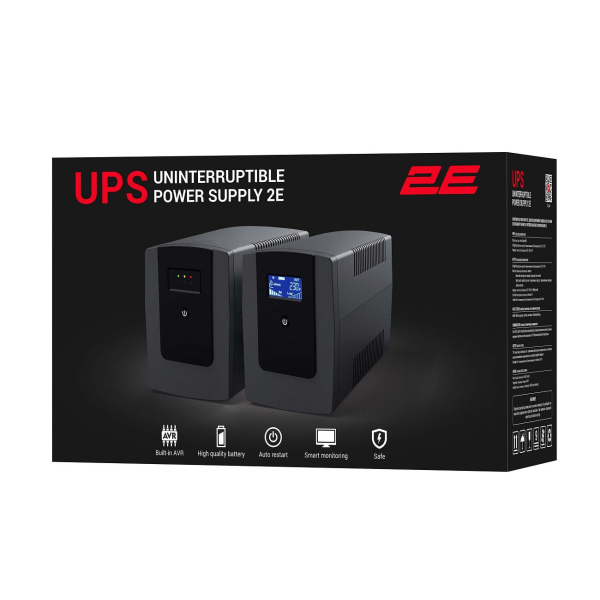 Источник бесперебойного питания 2E ED1200, 1200VA/720W
