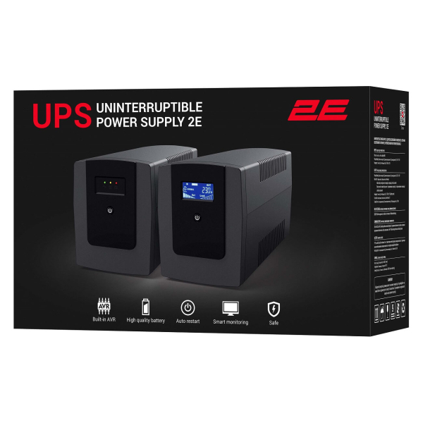 Джерело безперебійного живлення 2E ED650, 650VA/360W