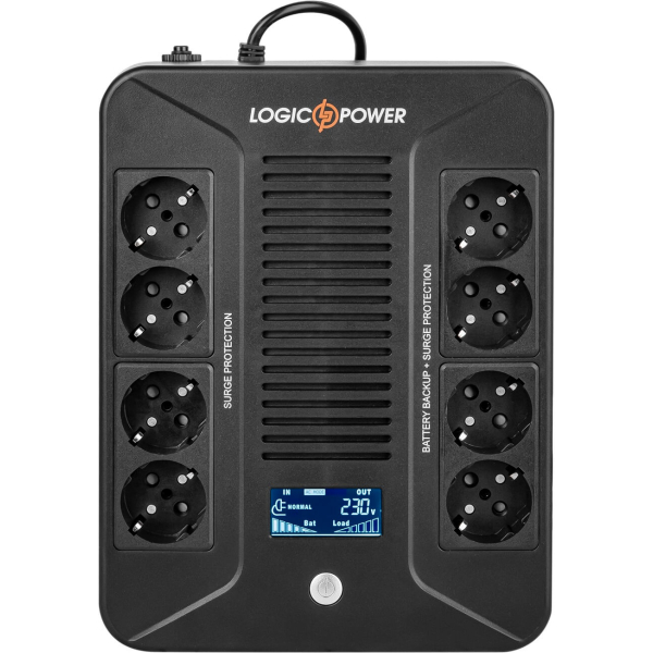 Источник бесперебойного питания LogicPower LP-UL600VA-8PS, 360W