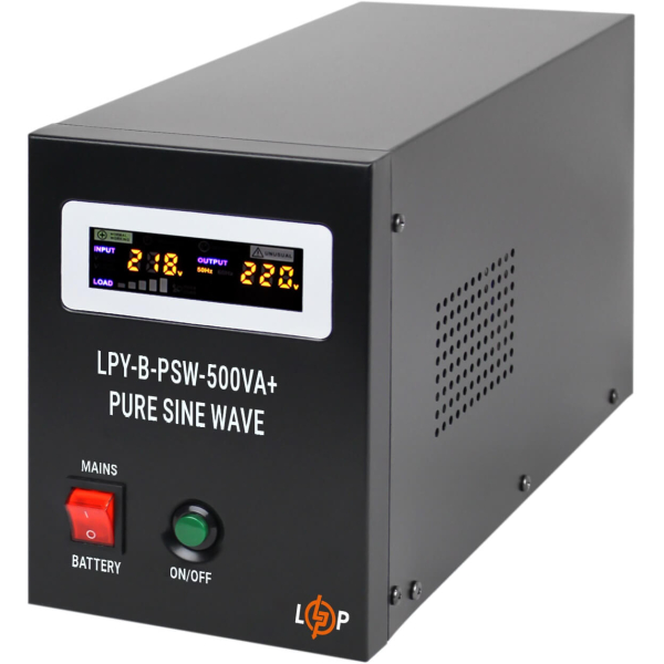 Источник бесперебойного питания LogicPower LPY-B-PSW-500VA+, 350W