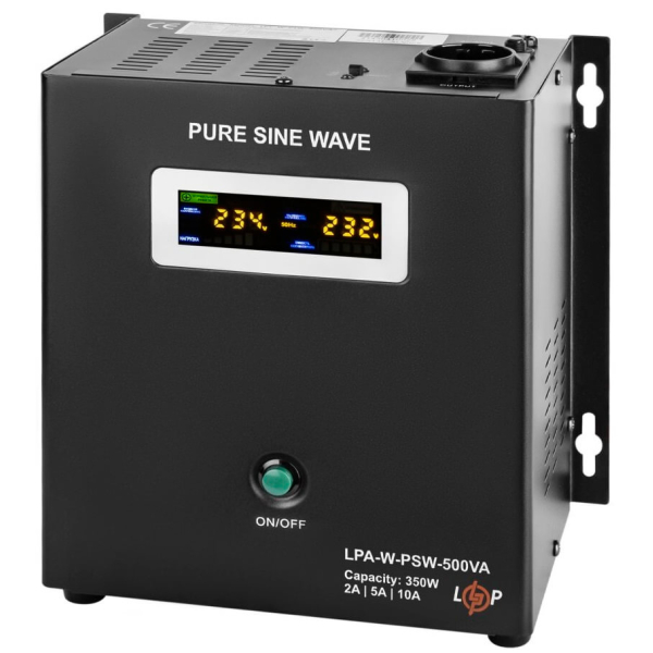 Джерело безперебійного живлення LogicPower LPA-W-PSW-500VA, 350W