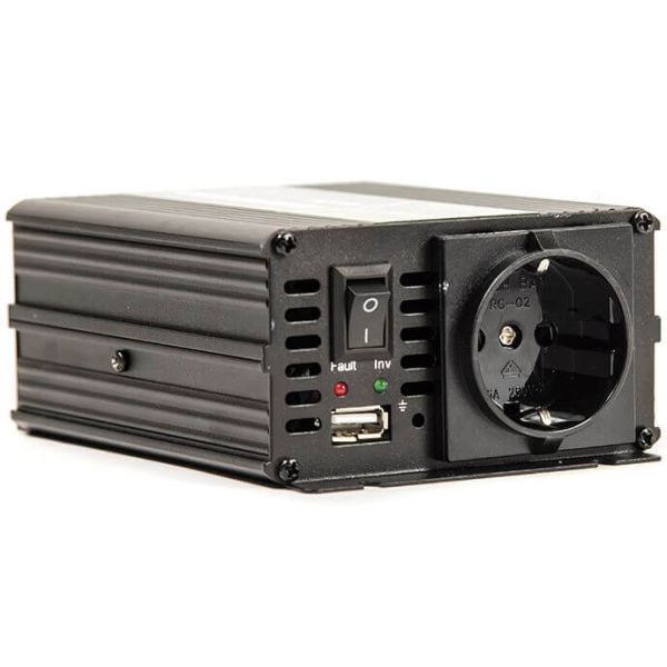 Інвертор автомобільний PowerPlant HYM300-242, 24V