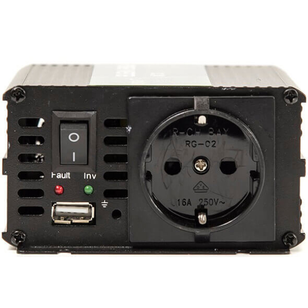 Інвертор автомобільний PowerPlant HYM300-242, 24V