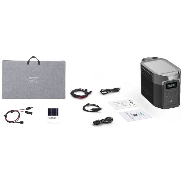 Комплект EcoFlow DELTA Max 1600 + 2 панели 220W Solar Panel