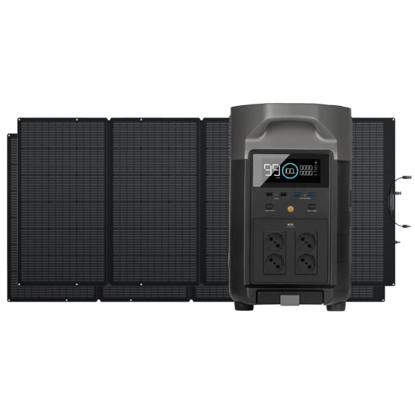 Комплект EcoFlow DELTA Pro + 2 панелі 400W Solar Panel