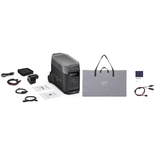 Комплект EcoFlow DELTA Pro + 2 панелі 400W Solar Panel
