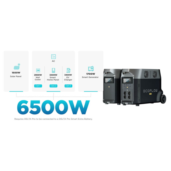 Зарядна станція EcoFlow DELTA Pro, 3600 Вт/год, 3600 Вт