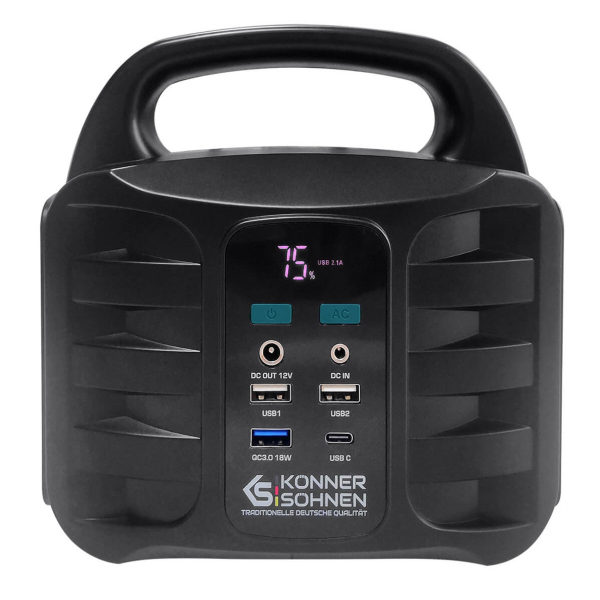 Зарядная станция Konner&Sohnen KS 100PS, 155 Вт/час, 100 Вт