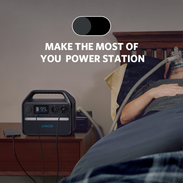 Зарядна станція Anker PowerHouse 535, 512 Вт/год, 500 Вт