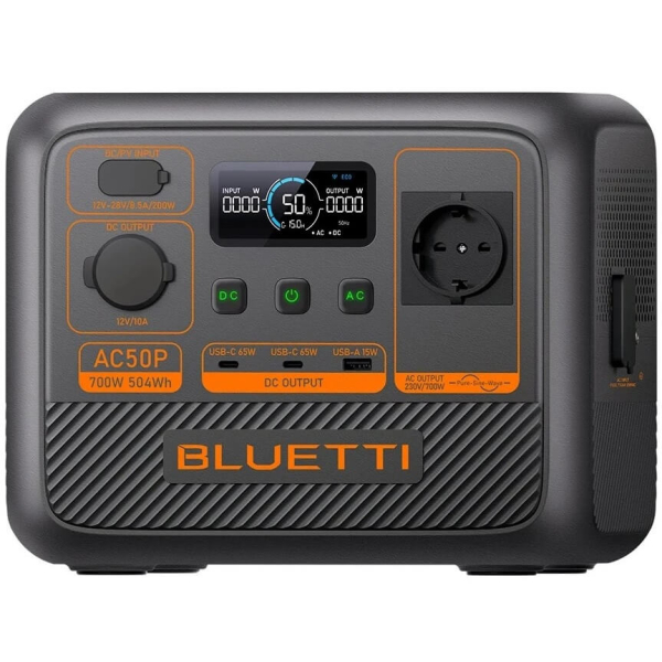 Зарядная станция Bluetti AC50P, 504 Вт/час, 700 Вт