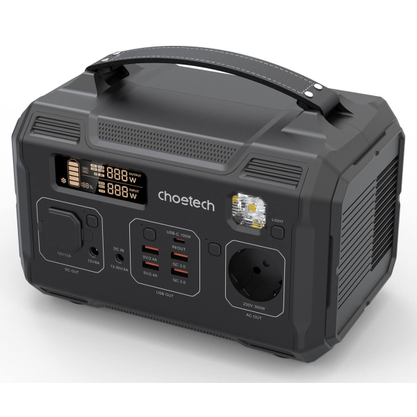 Зарядна станція Choetech BS002-V2, 276 Вт/год, 300 Вт