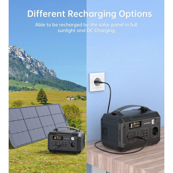 Зарядна станція Choetech BS002-V2, 276 Вт/год, 300 Вт