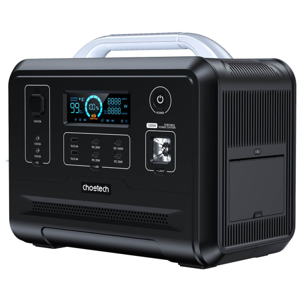 Зарядна станція з функцією ДБЖ Choetech BS005, 960 Вт/год, 1200 Вт