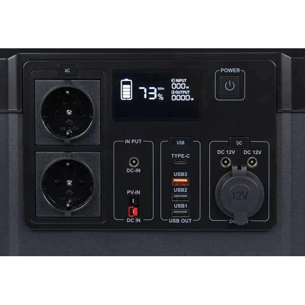 Зарядна станція EnerSol EPB-2000N, 2220 Вт/год, 2000 Вт