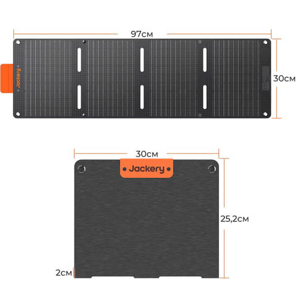 Зарядна станція Jackery Explorer 300 Plus, 288 Вт/год, 300 Вт + сонячна панель Jackery SolarSaga 40, 40 Вт