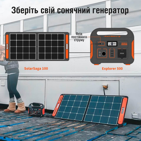 Зарядна станція Jackery Explorer 500 EU, 518 Вт/год, 500 Вт