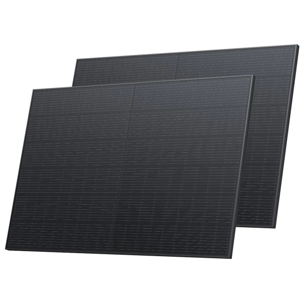 Набор стационарных солнечных панелей EcoFlow 2х400W Solar Panel, 400 Вт