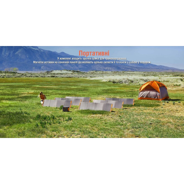 Сонячна панель Jackery SolarSaga 200W
