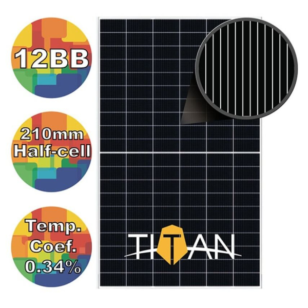 Сонячна панель Risen RSM120-8-585M 12BB TITAN, 585 Вт