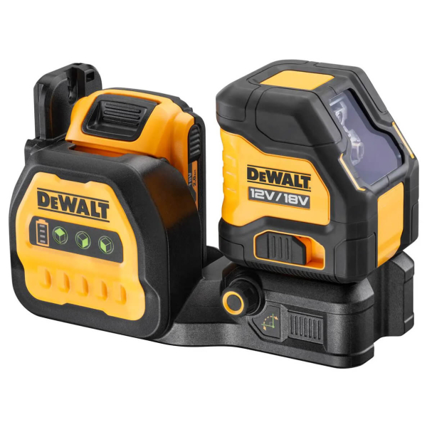 Уровень лазерный линейный DeWalt DCE088D1G18, 1x2.0Аh, з/у, аксесуары, в чемодане