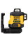 Лазерний лінійний рівень DeWalt DCLE34031N, каркс, у валізі з кронштейном