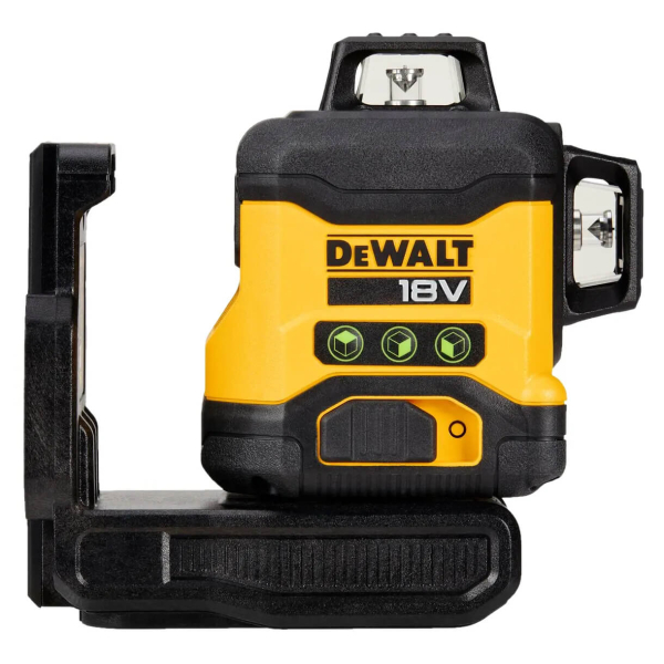Лазерный линейный уровень DeWalt DCLE34031N, каркас, в чемодане с кронштейном